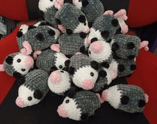 Baby Opossum Pile