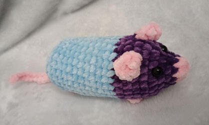 Purple & Teal Rat Custom